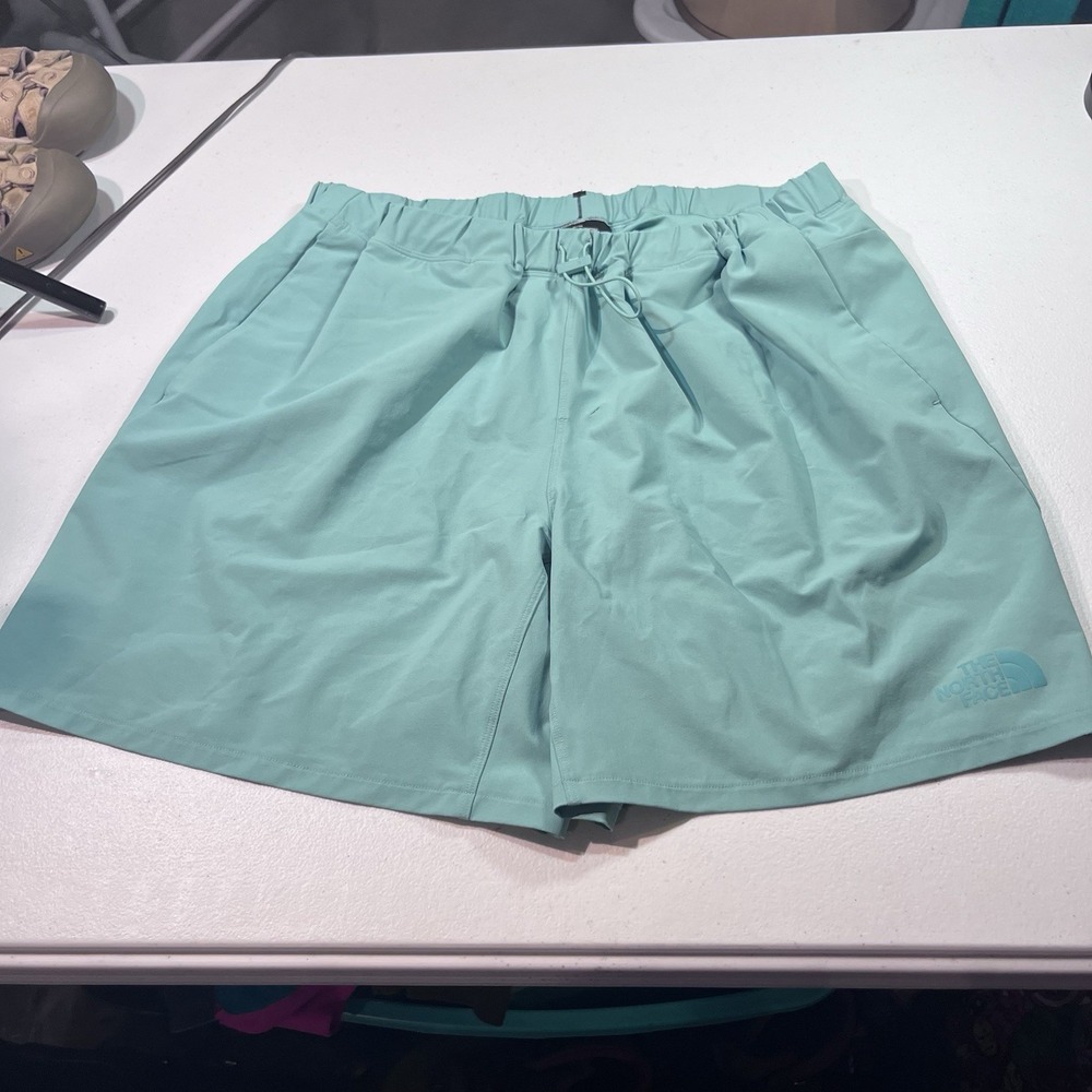 North Face Men's‎ Shorts Quick Dry Hiking XL Teal EUC Camping Leisure